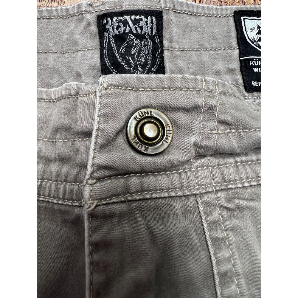 Kuhl Men’s 36x30 Vintage Patina Dye Outdoor Hiking Utility Pants Light Gray